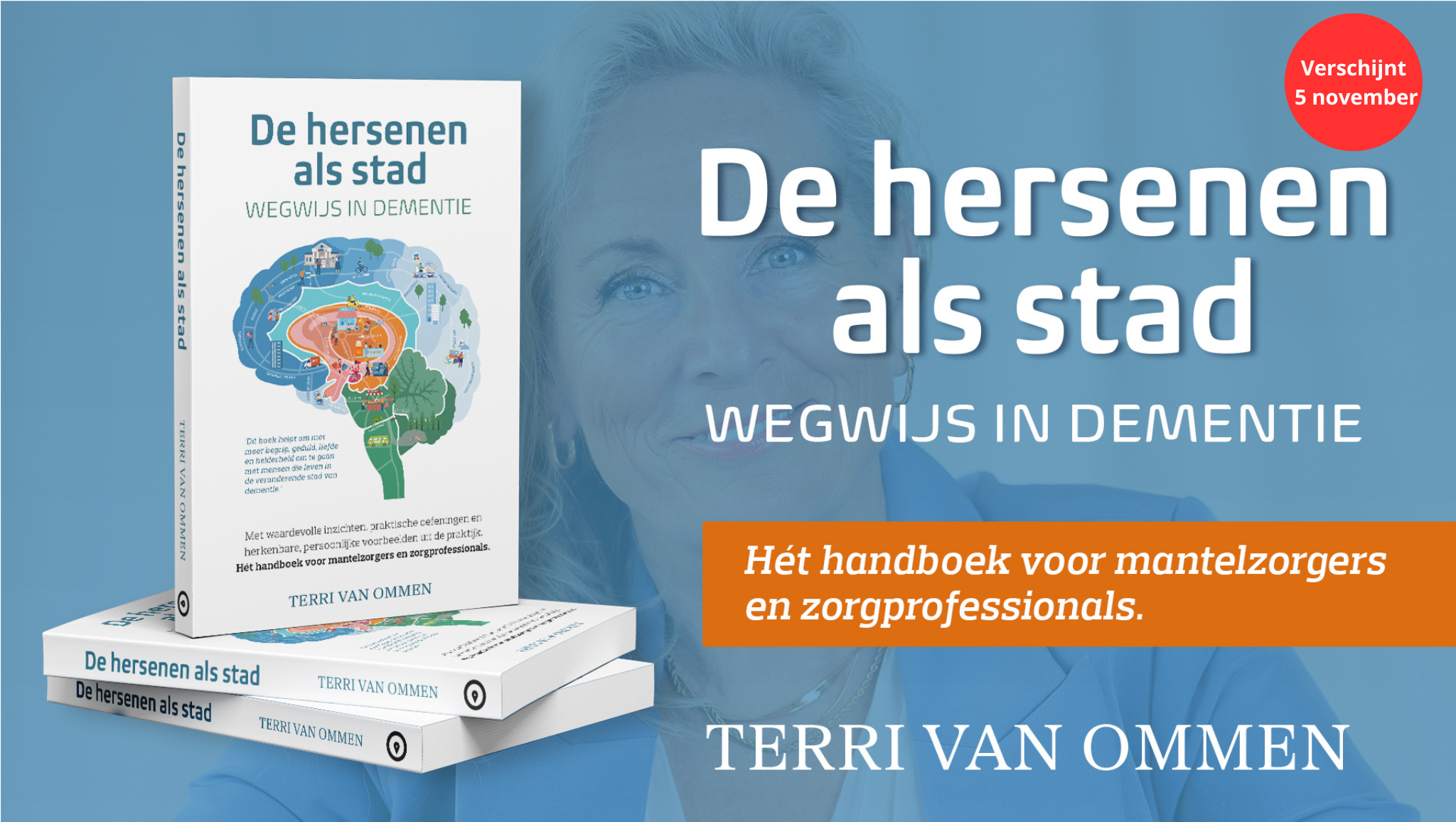 Slider HERSENEN ALS STAD met datum